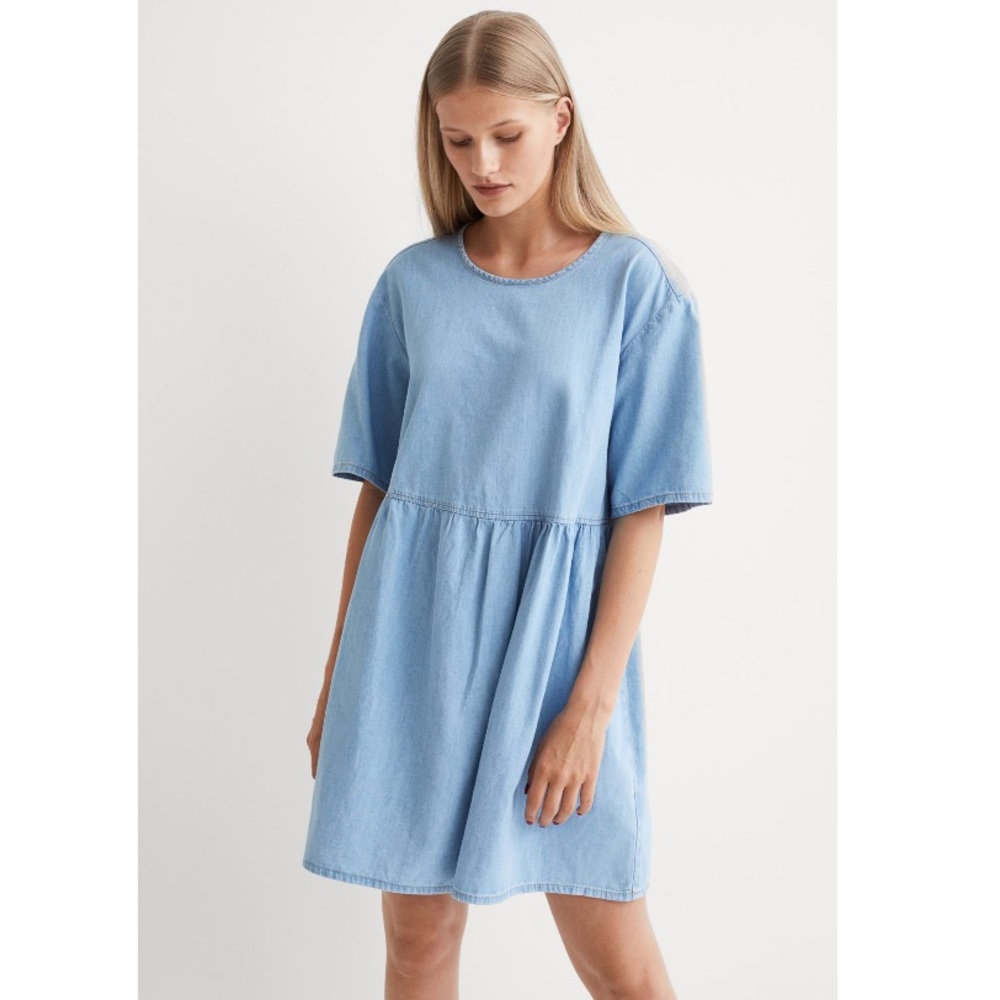 H&M Light Denim Blue Straight Cut Dress - SOLD OUT